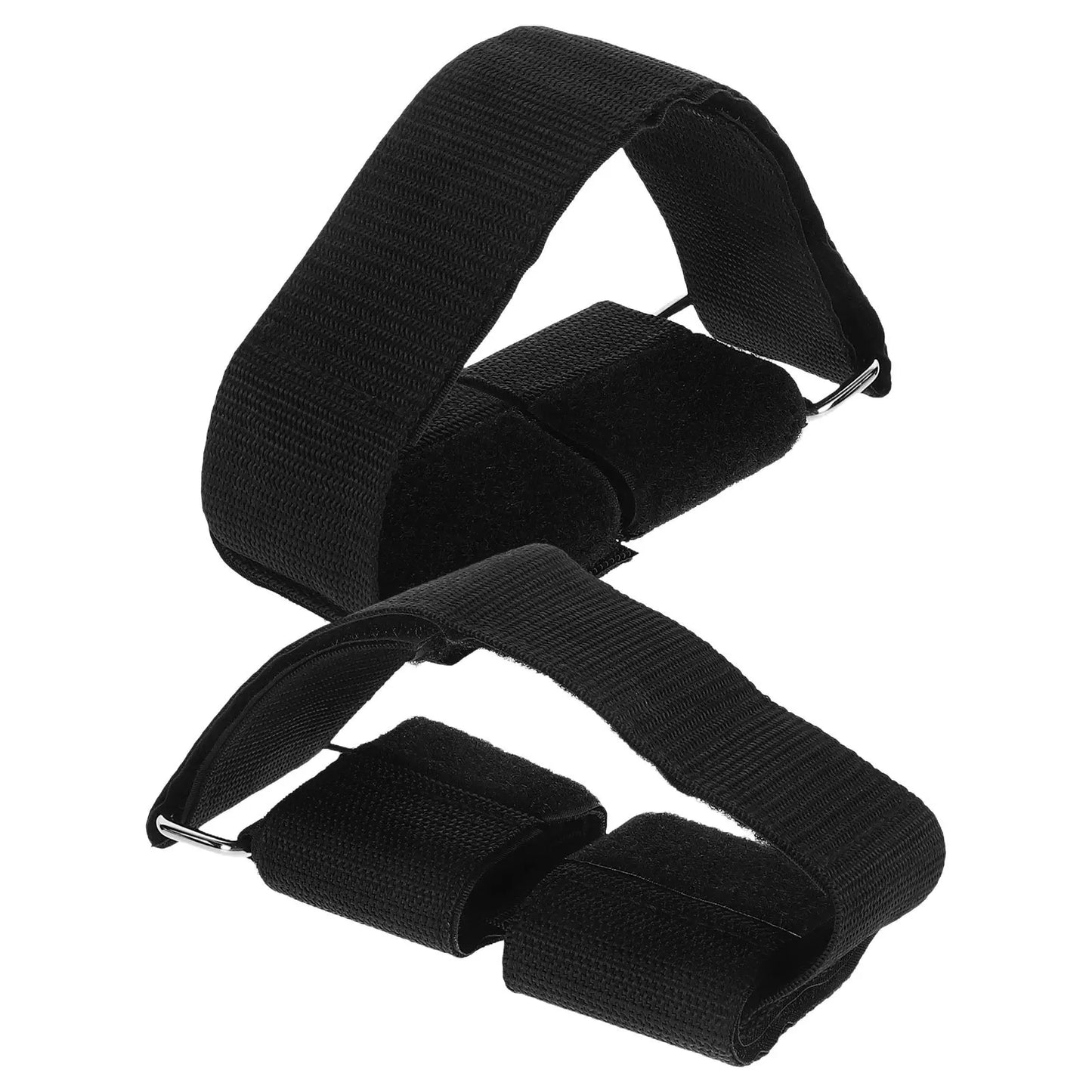1Pair Dumbbell Ankle Straps Adjustable Durable Sturdy Hook Loop Closure Fitness Attachment Leg Lift Workout Dumbbell Foot Strap