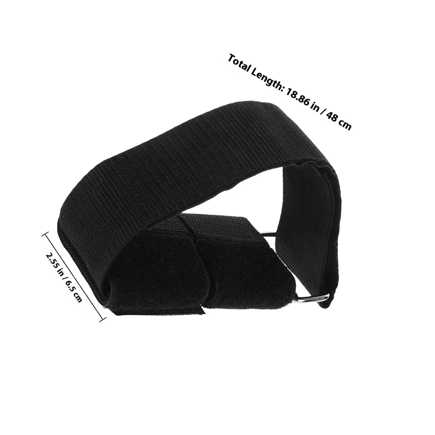 1Pair Dumbbell Ankle Straps Adjustable Durable Sturdy Hook Loop Closure Fitness Attachment Leg Lift Workout Dumbbell Foot Strap