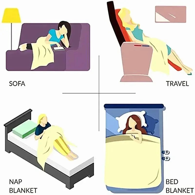 Cool K-Pop Demon Anime Hunter Flannel Blanket Soft And Warm Portable Home Travel Camping Sofa Picnic Soft And Comfortable Design