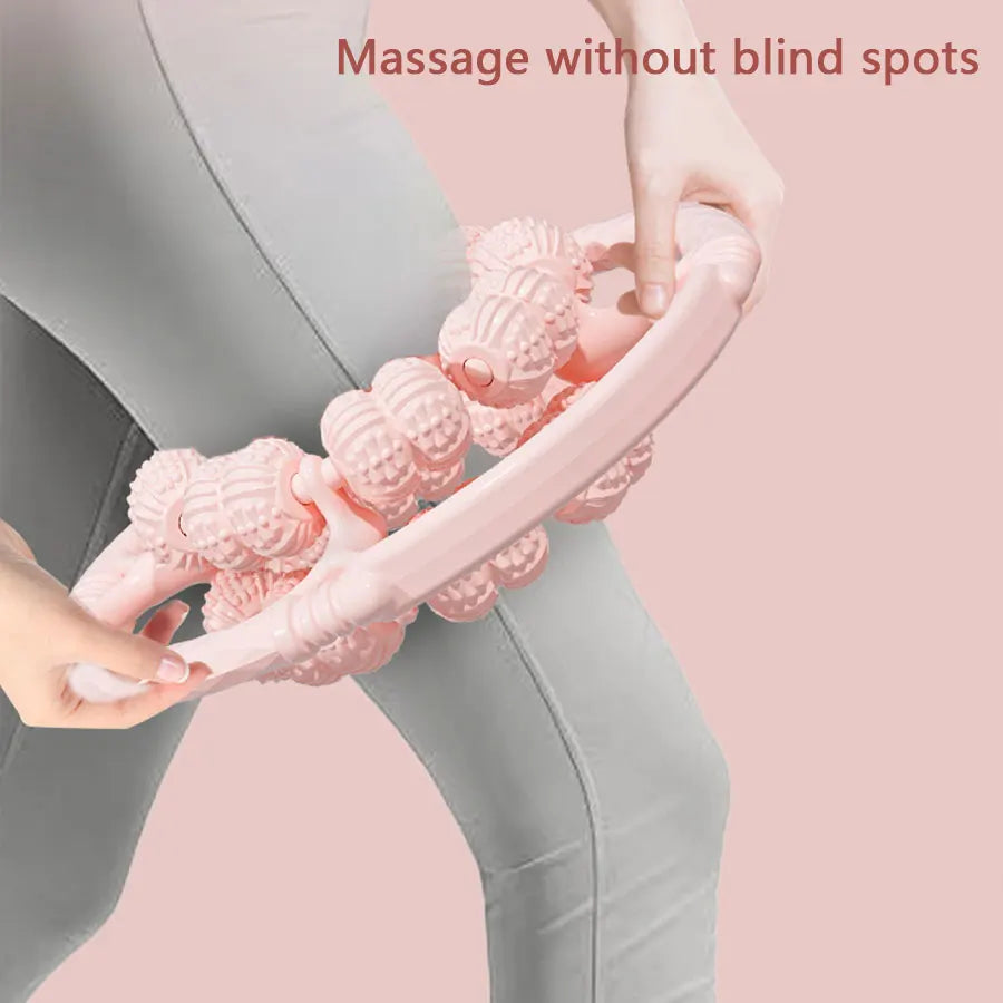 32 Wheel Leg Massager Ring Leg Clamp Roller Leg and Calf Muscle Exercise Home Fitness Relaxation Leg Slimming Tool