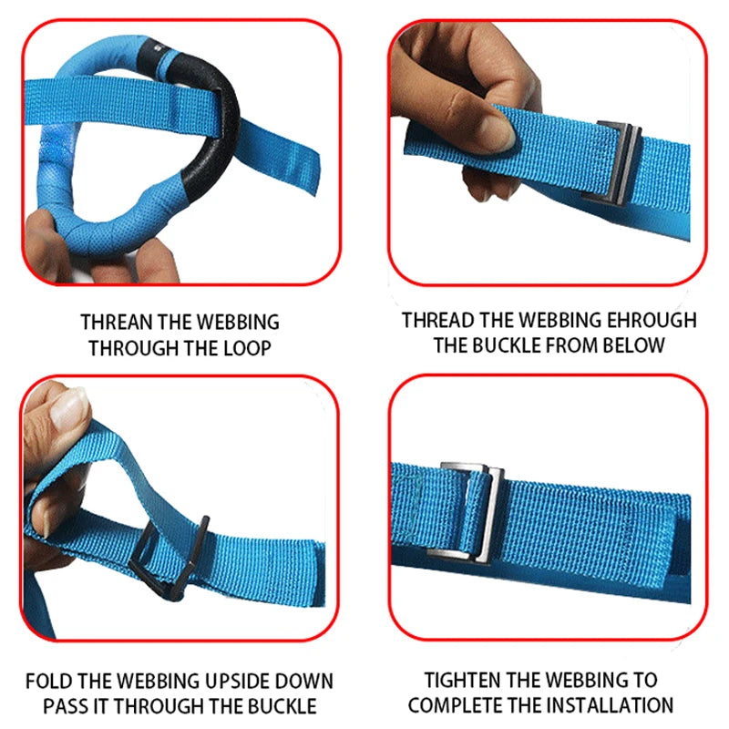 Eco-friendly Gym Ring With Adjustable Straps Buckles Indoor Pull-up Fitness Gymnastics Rings For Kids Home Exercise Equipment