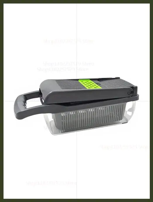 Household Vegetable Slicer and Food Chopper Kitchen Tool with Tomato Carrot Onion Grater Shredder for Meal Prep and Cooking