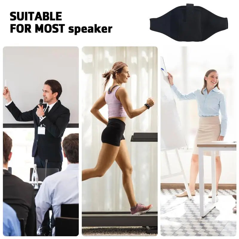 Microphone Belt Micpouch Fitness Carrierinstructor Waist Carrying Instructors Adjustable Workout Holder Adjustable Running Belt