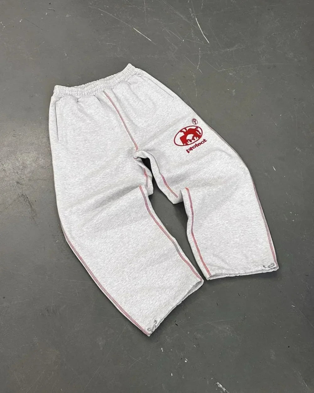 Tie Dye Sweatpants Fashion Y2K Retro Men's and Women's Hip Hop Letter Loose Casual Stretch Waist Jogging Pants
