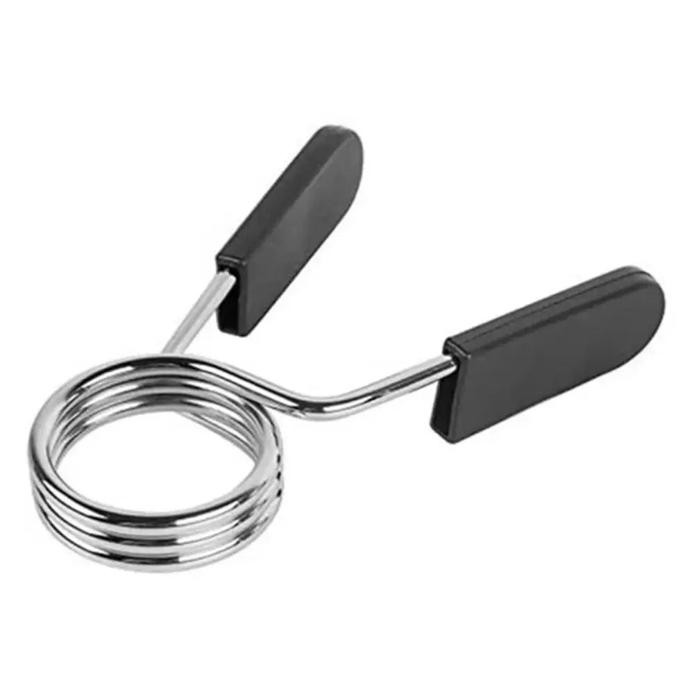 1 Pair Gym Barbell Clips Anti-loosening Dumbell Spring Collar Clips Safety Protection Stable Barbell Lock Clamp
