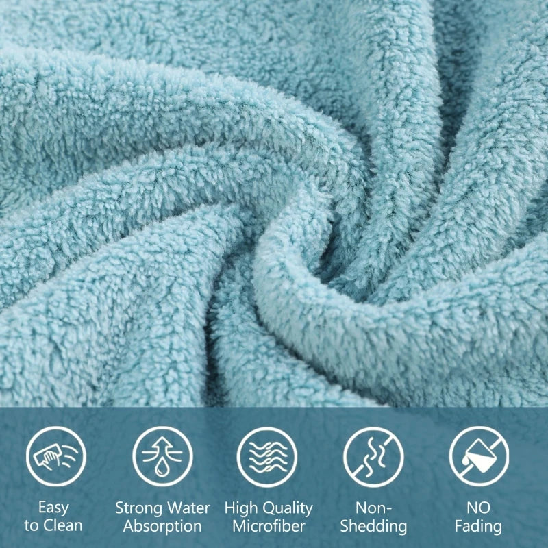 Household clean Set of 12 or18 piece, Soft and Highly Absorbent, Perfect for Kitchen and Bathroom, Multi functional for Home Use