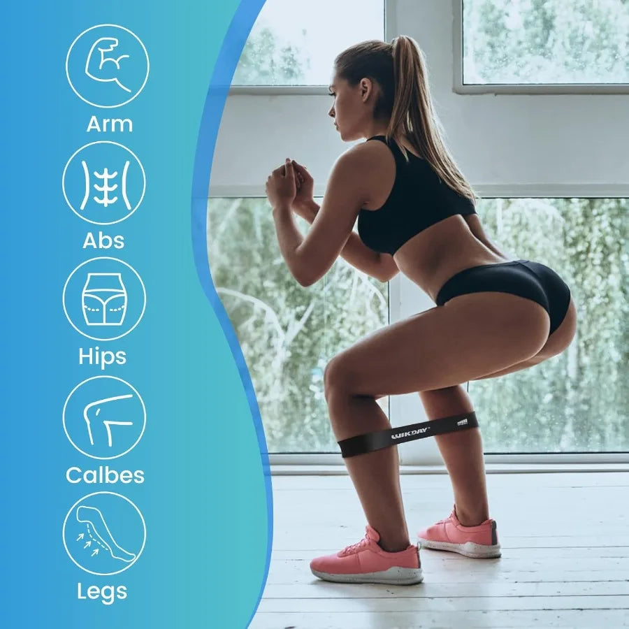 Resistance Bands for Working Out Exercise Loop Bands Workout Bands 5pcs Set for Body Stretching Crossfit Training Home Wor