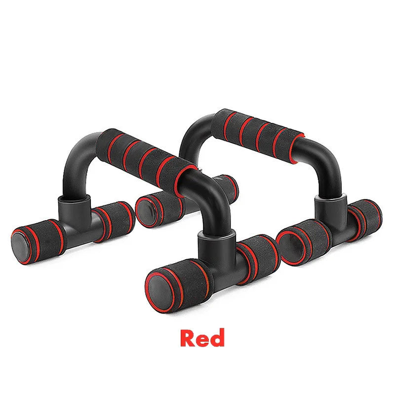 U-shaped push-up stands (1 pair) for home fitness muscle training and fitness equipment - sponge handle fitness tool