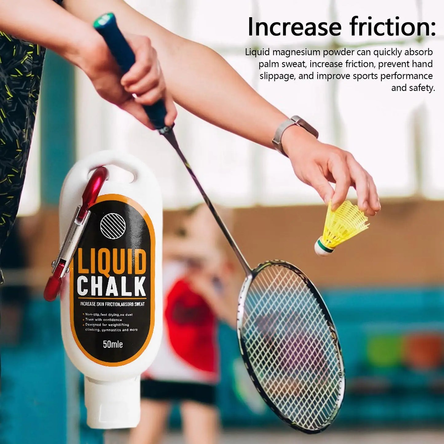 30/50/100ml Sports Liquid Magnesium Powder Fitness Lifting Anti Slip Cream Grip Liquid Magnesium For Pole Dancing Rock Climbing