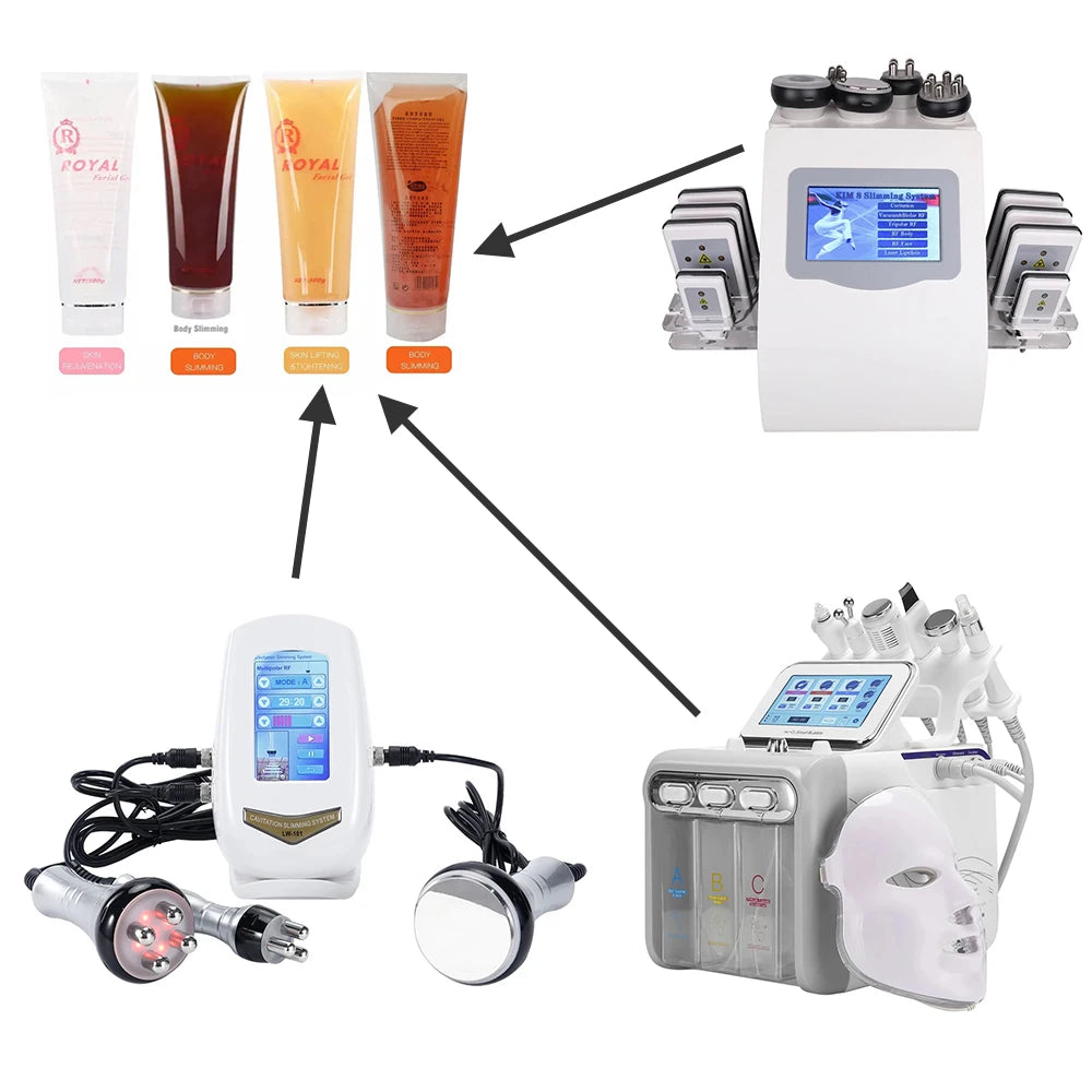 300g Beauty Machine Gel for 40K Gel for RF Slimming Radio Ultrasonic Fat Burning Device Cavitation Body Frequency Conductive