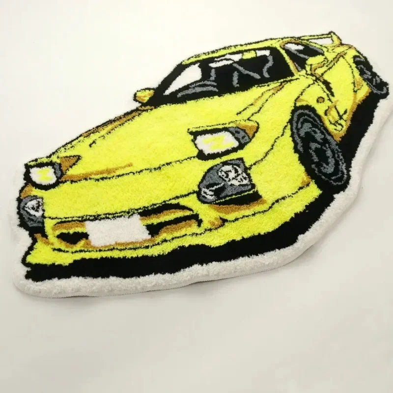 VIKAMA Car Fashion Brand Imitation Cashmere Carpet Bedside Cloakroom Room Living Room E-Sports Room Carpet Home Decoration Rug
