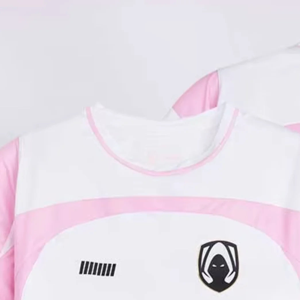 Heretics Valorant Team 2025 Pink Jersey For Men Esport Fashion Casual Short Sleeve Uniform Clothing Summer Breathable T-shirts