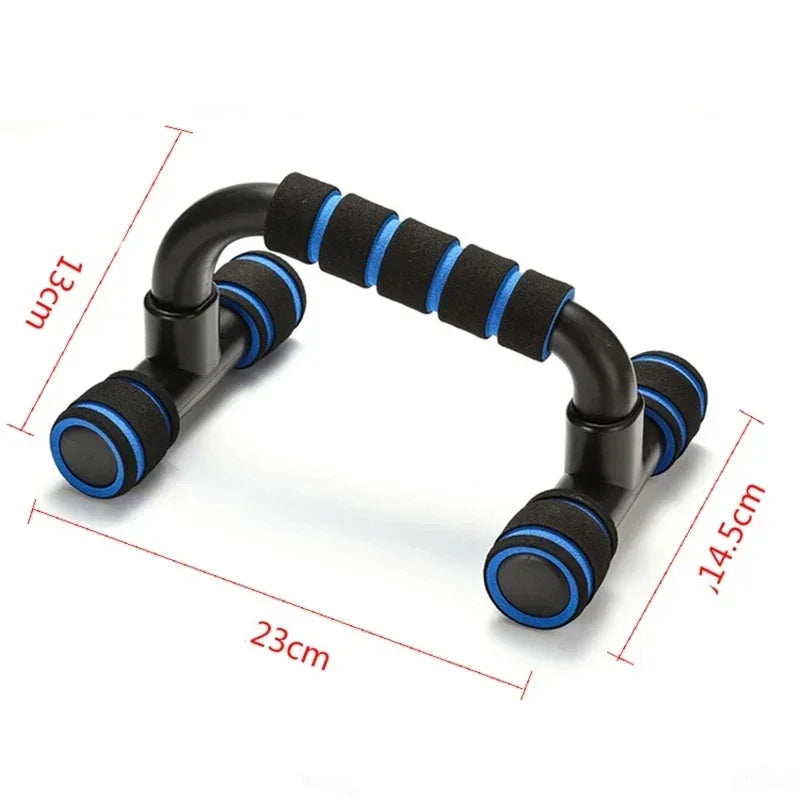 U-shaped push-up stands (1 pair) for home fitness muscle training and fitness equipment - sponge handle fitness tool