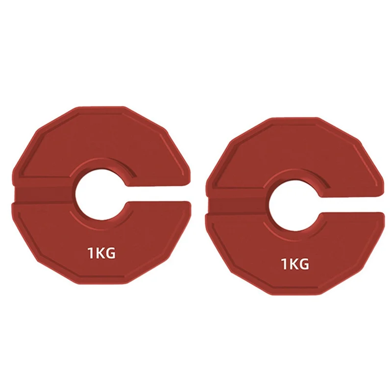 2PCS Gym Micro-Type Plates Dumbbell Fractional Weight Plate Rubber Fractional Weight Plates Add-On Aperture 35Mm