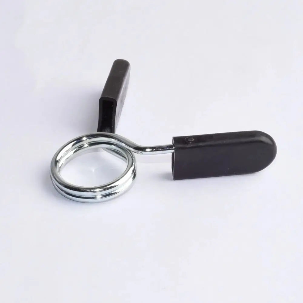 1 Pair Gym Barbell Clips Anti-loosening Dumbell Spring Collar Clips Safety Protection Stable Barbell Lock Clamp
