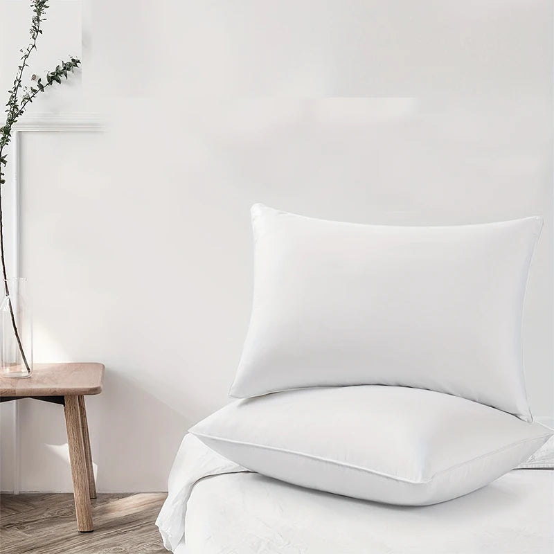 Rectangle solid color sleeping body pillow, high quality soft hotel pillow, home decoration pillow