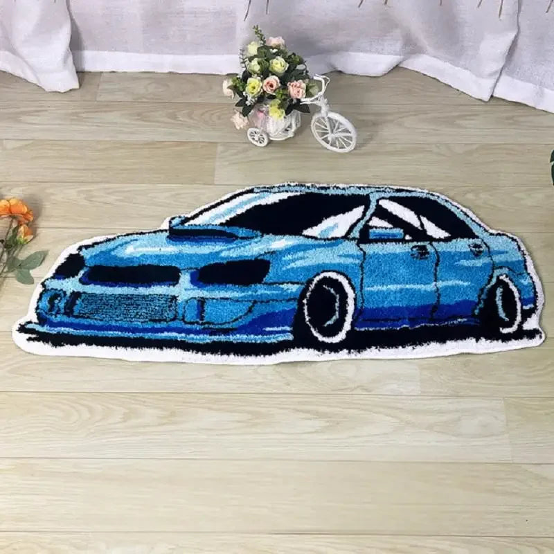 VIKAMA Car Fashion Brand Imitation Cashmere Carpet Bedside Cloakroom Room Living Room E-Sports Room Carpet Home Decoration Rug