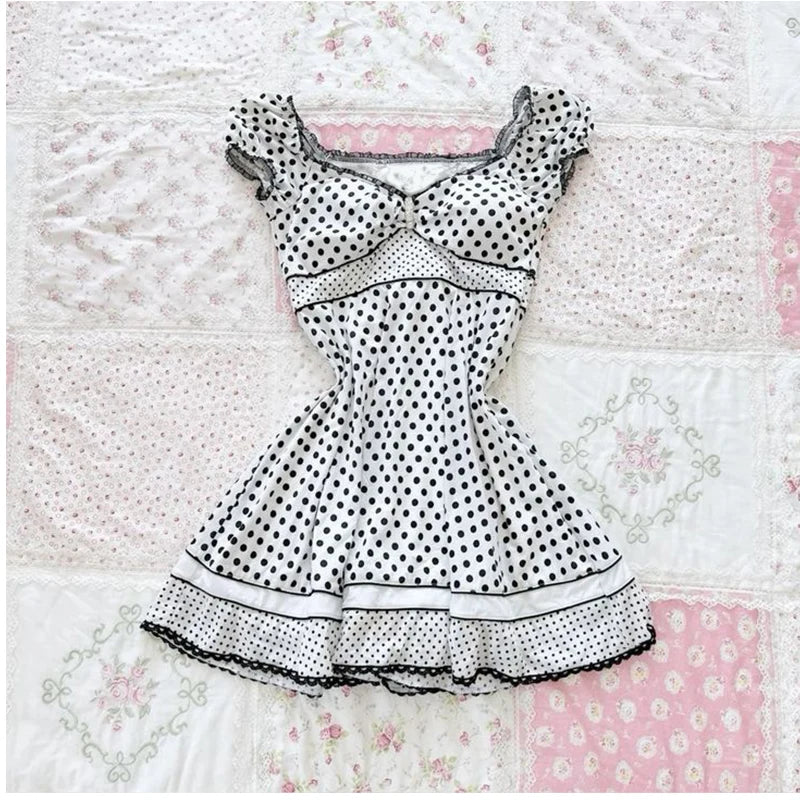 Chic Punk Y2K Dress Aesthetics Graphic Print Fashion Rock Goth Braces skirt Vintage Hiphop Sexy Pleated skirt Summer Streetwear