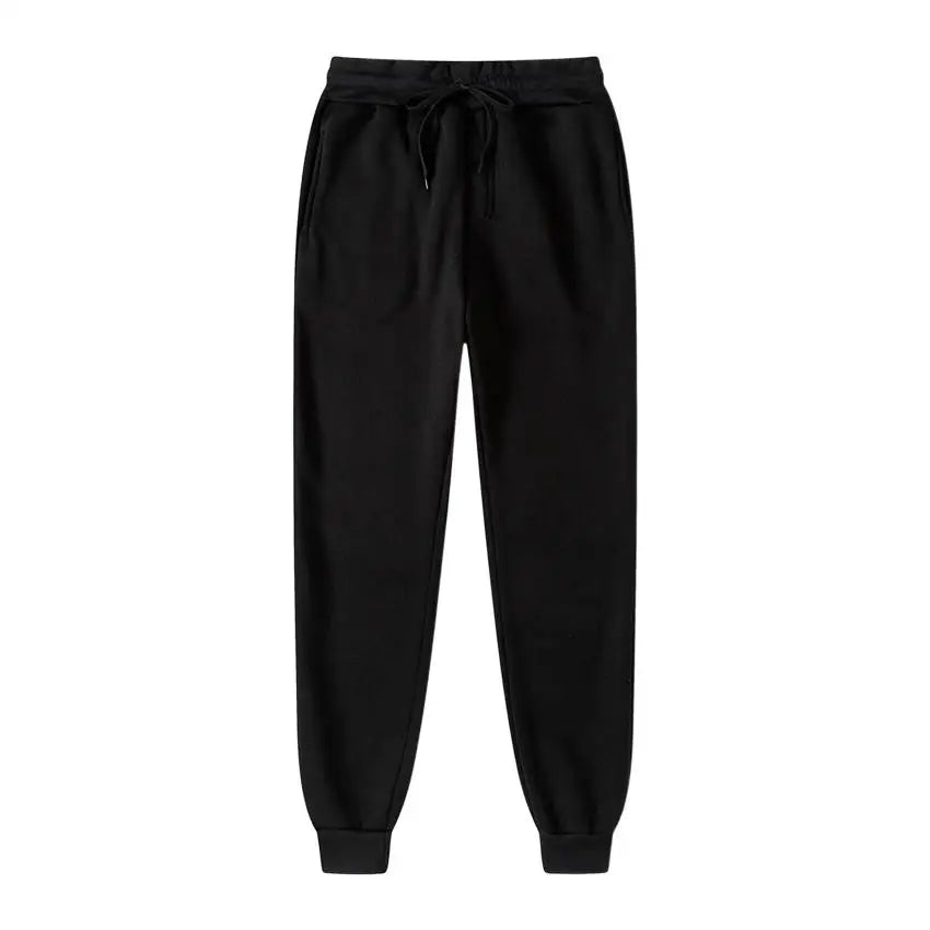 Fashion Womens Casual Sports Pants Running Workout Jogging Warm Fleece Trousers Couple Solid Outdoors Sweatpants Streetwear