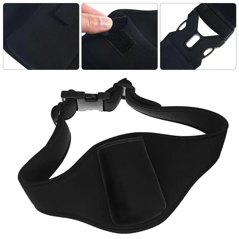 Microphone Belt Micpouch Fitness Carrierinstructor Waist Carrying Instructors Adjustable Workout Holder Adjustable Running Belt