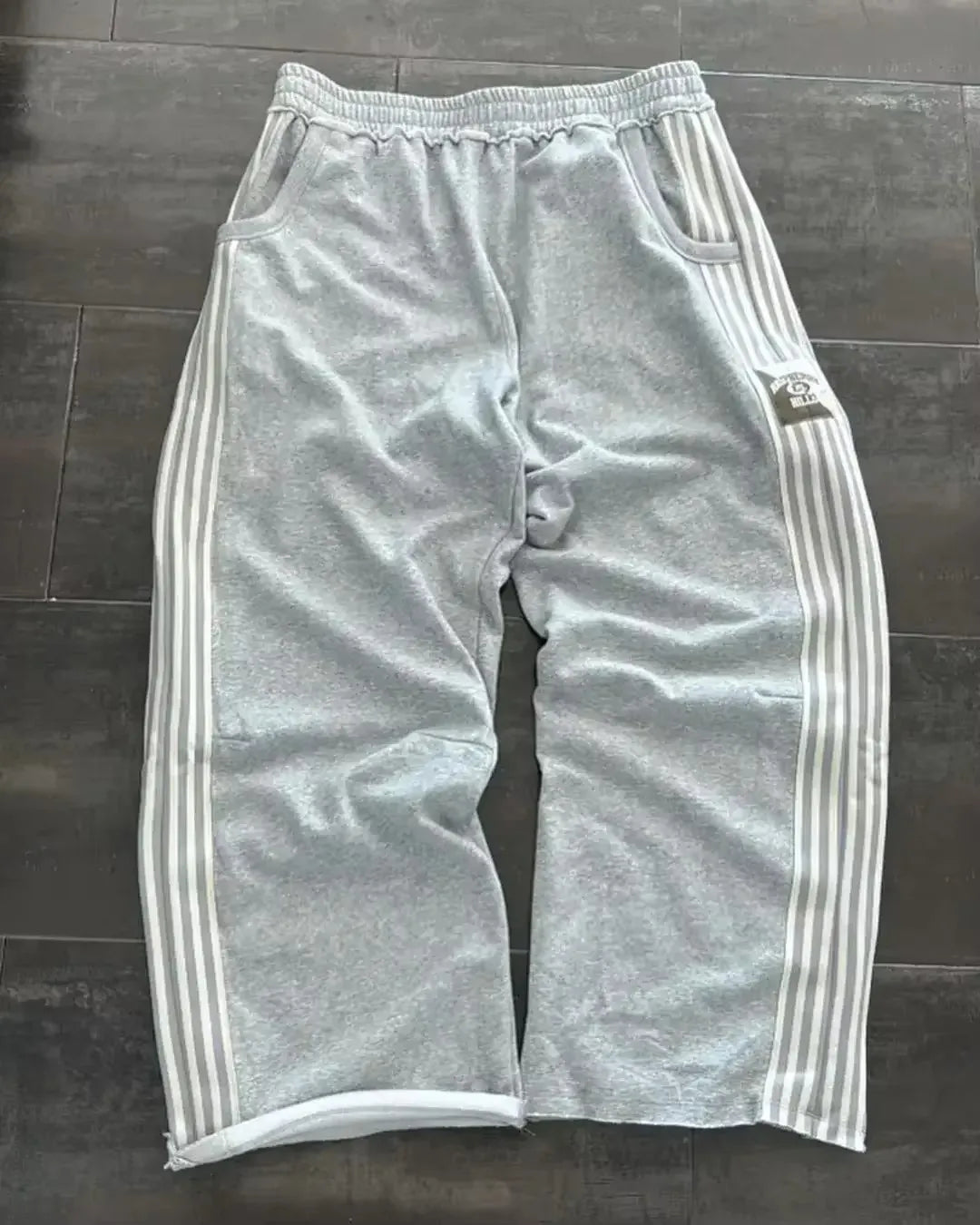Tie Dye Sweatpants Fashion Y2K Retro Men's and Women's Hip Hop Letter Loose Casual Stretch Waist Jogging Pants