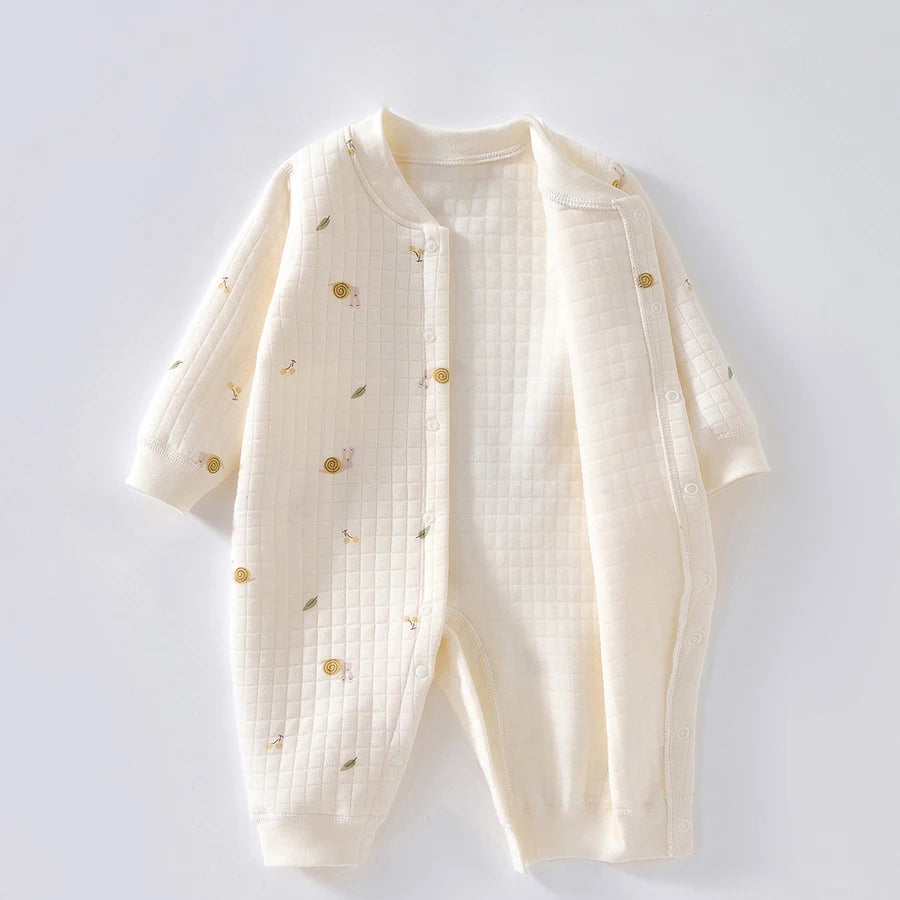 3 Layers Newborn Jumpsuit Cotton Bear Bunny Cartoon Baby Romper Autumn Winter Toddler Outfit Infant Onesie Kids Boy Girl Clothes