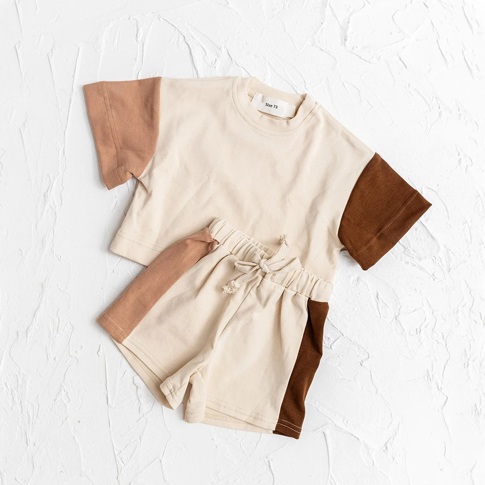 2024 Summer Newborn Baby Boys Girls Oversized Rompers Unisex Romper For Babies Solid Cotton Short Sleeve Bodysuit Jumpsuits