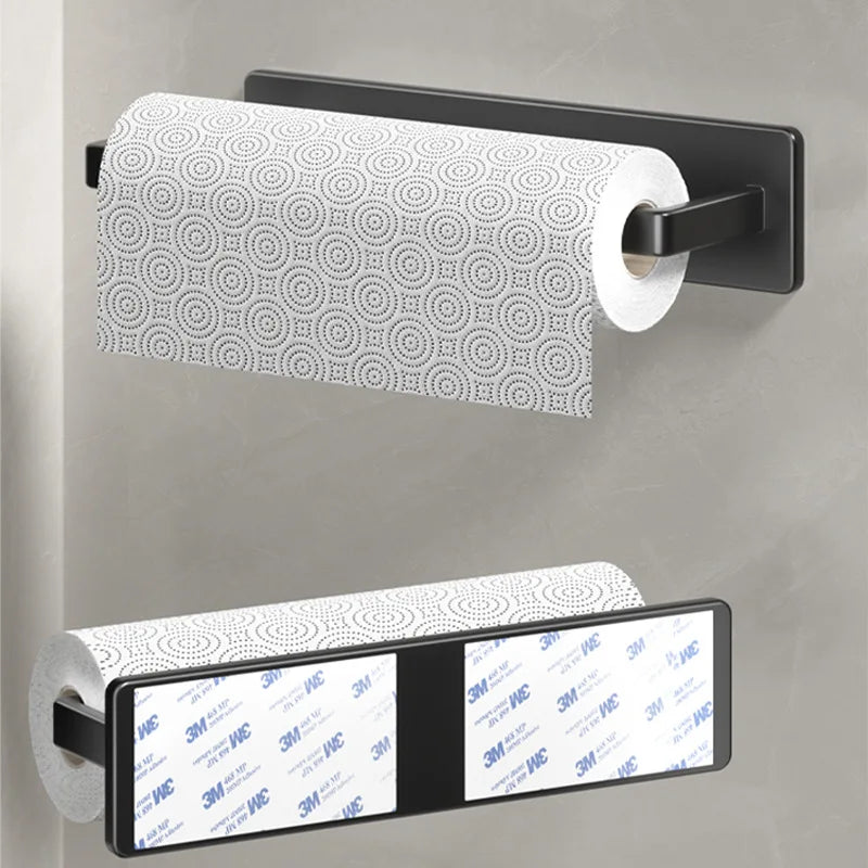 Kitchen Paper Towel Holder – Wall Mount, Nail-Free & Self-Adhesive