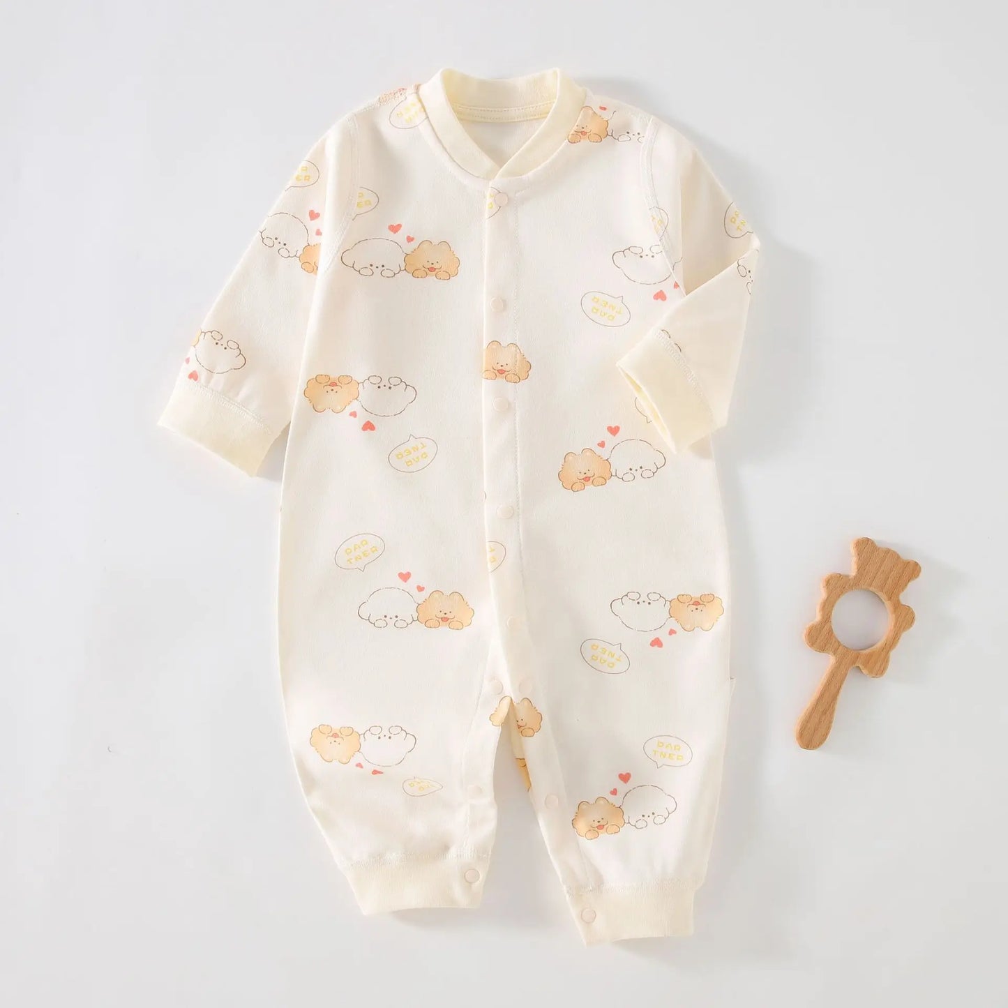 Autumn Baby Clothes Newbron Spring 100 Cotton Underwear Newborn Onesie Romper Long Sleeve Loungewear Outfit Bodysuit & One Piece