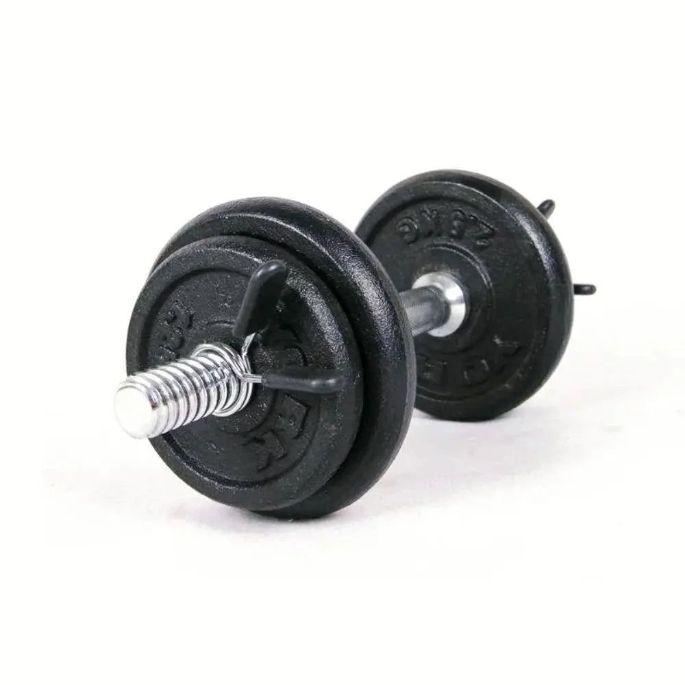 1 Pair Gym Barbell Clips Anti-loosening Dumbell Spring Collar Clips Safety Protection Stable Barbell Lock Clamp