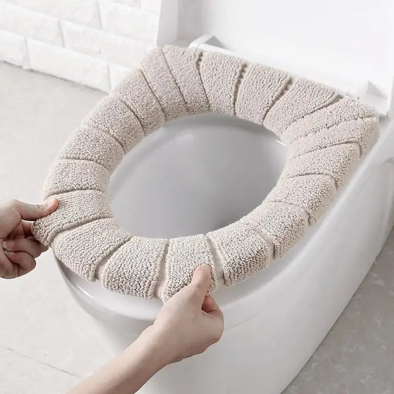 Soft, warm, and washable toilet seat cover – comfort meets style!