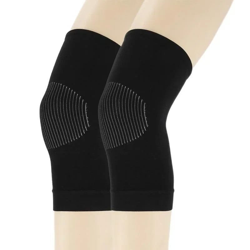 Women's Elderly Winter Spring Running 1 Pair Warm Knee Pads Bamboo Charcoal