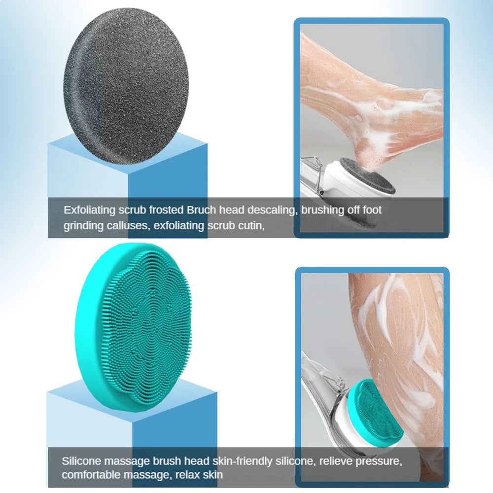 Electric Body Brush – Deep Cleansing & Relaxing Massage for Smooth, Radiant Skin