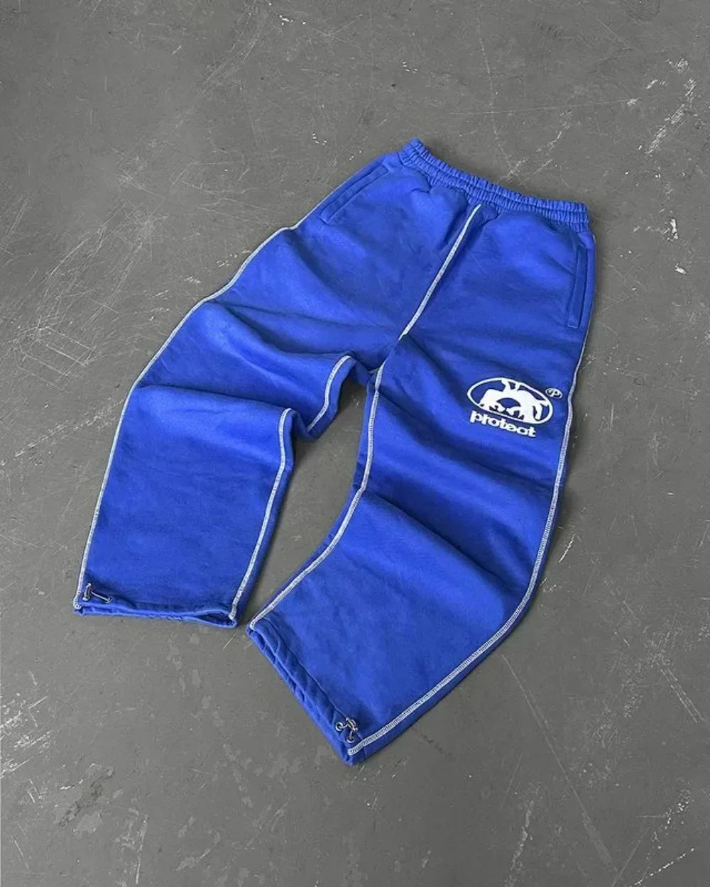 Tie Dye Sweatpants Fashion Y2K Retro Men's and Women's Hip Hop Letter Loose Casual Stretch Waist Jogging Pants