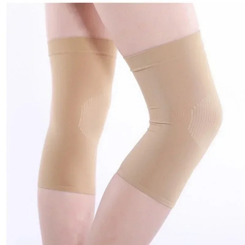 Women's Elderly Winter Spring Running 1 Pair Warm Knee Pads Bamboo Charcoal