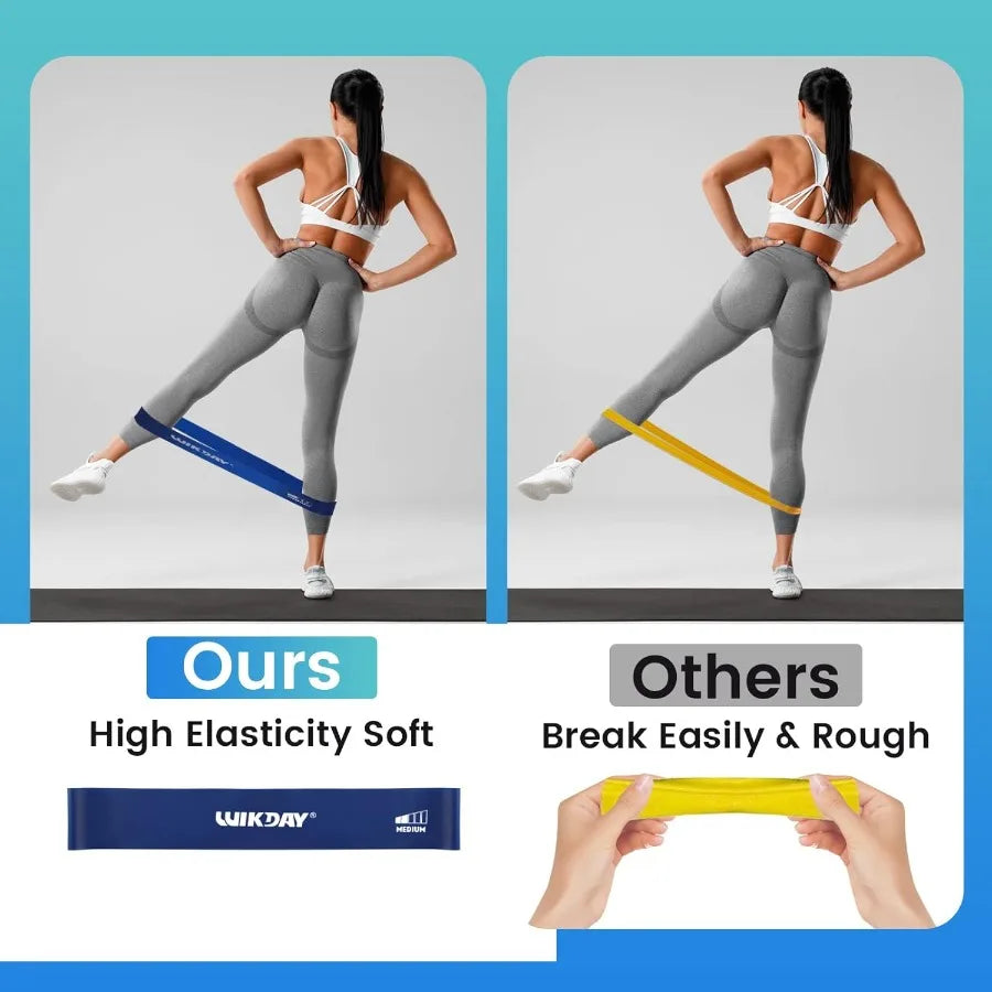 Resistance Bands for Working Out Exercise Loop Bands Workout Bands 5pcs Set for Body Stretching Crossfit Training Home Wor