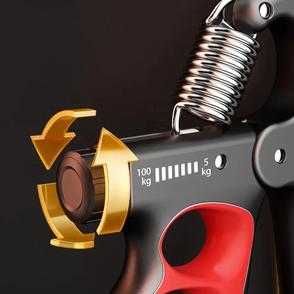 10-100kg Grip Strength Gym Wrist Expander Hand Strengthener Handgrip Adjustable Muscle Recovery Fitness Hand Strength Exercise