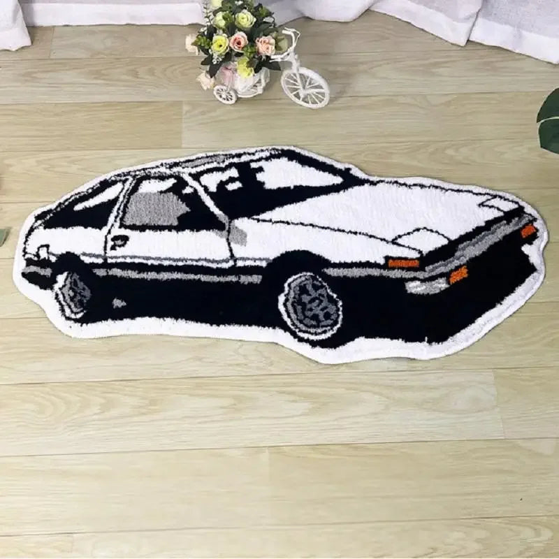 VIKAMA Car Fashion Brand Imitation Cashmere Carpet Bedside Cloakroom Room Living Room E-Sports Room Carpet Home Decoration Rug