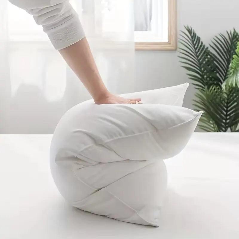 Rectangle solid color sleeping body pillow, high quality soft hotel pillow, home decoration pillow
