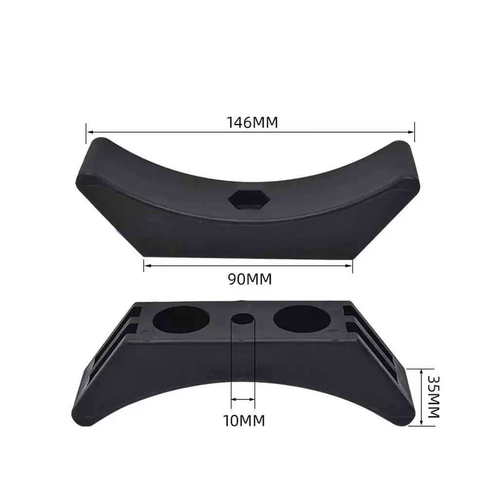 Hollowed Dumbbell Saddles Replacement Storage Dumbbell Rack Display Easy Installation Dumbbell Cradles Bracket Office