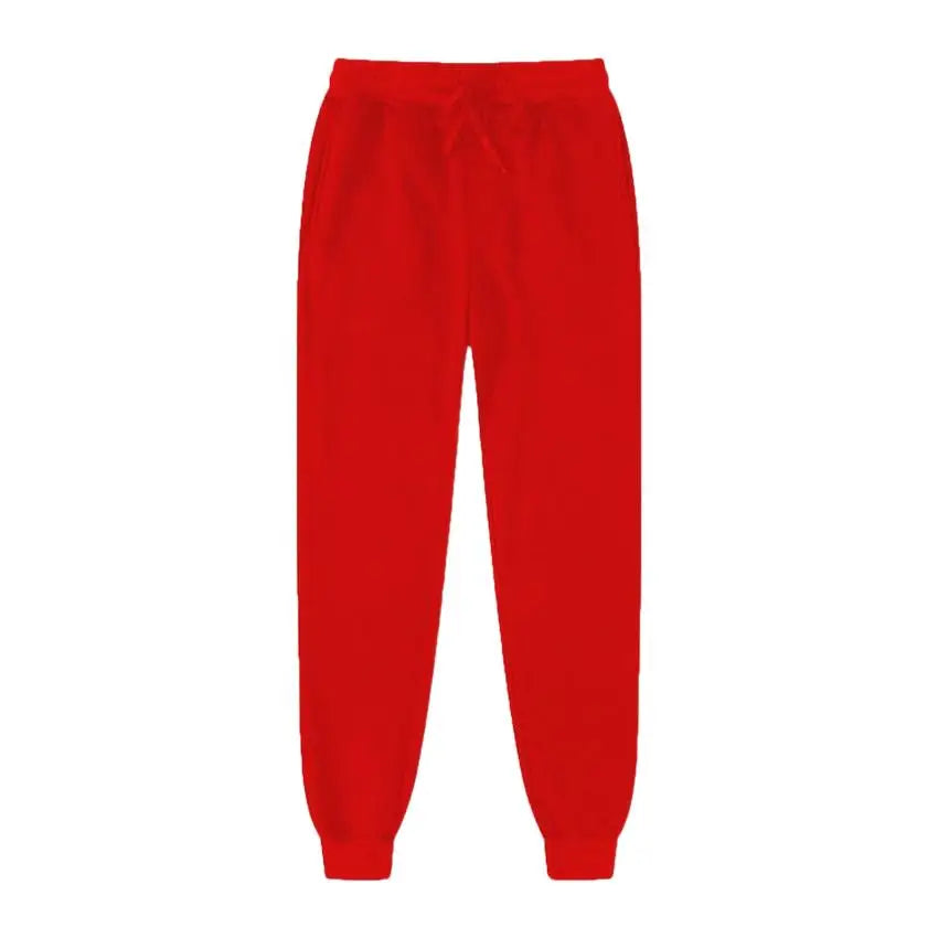 Fashion Womens Casual Sports Pants Running Workout Jogging Warm Fleece Trousers Couple Solid Outdoors Sweatpants Streetwear
