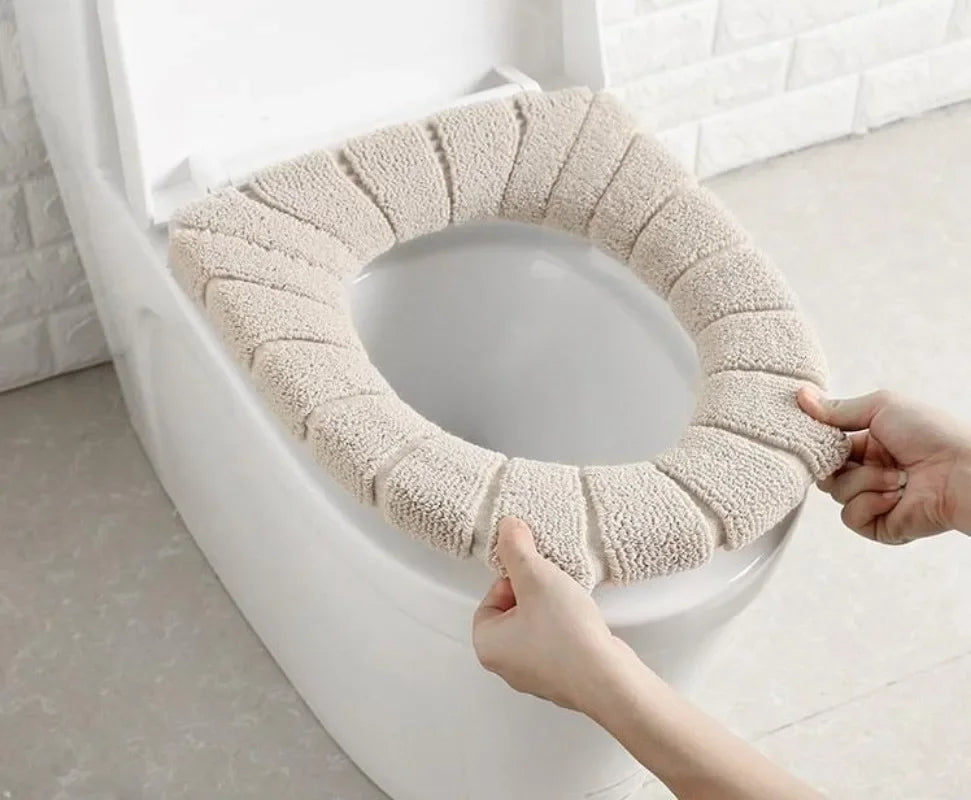 Soft, warm, and washable toilet seat cover – comfort meets style!