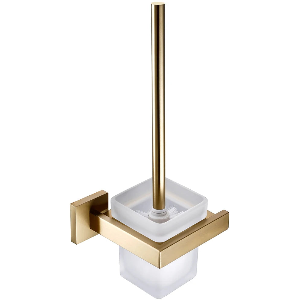 Luxury Brushed Gold Bathroom Accessories Set – Elegance in Every Detail