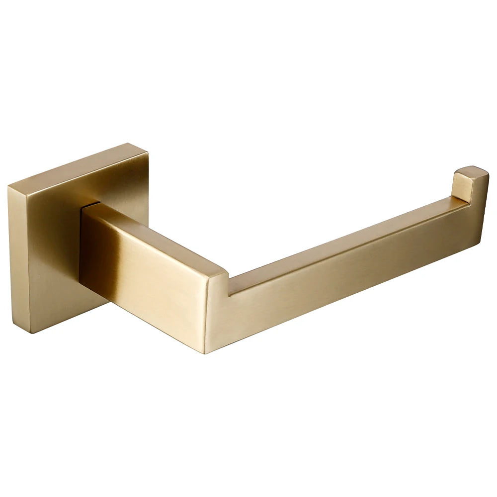Luxury Brushed Gold Bathroom Accessories Set – Elegance in Every Detail