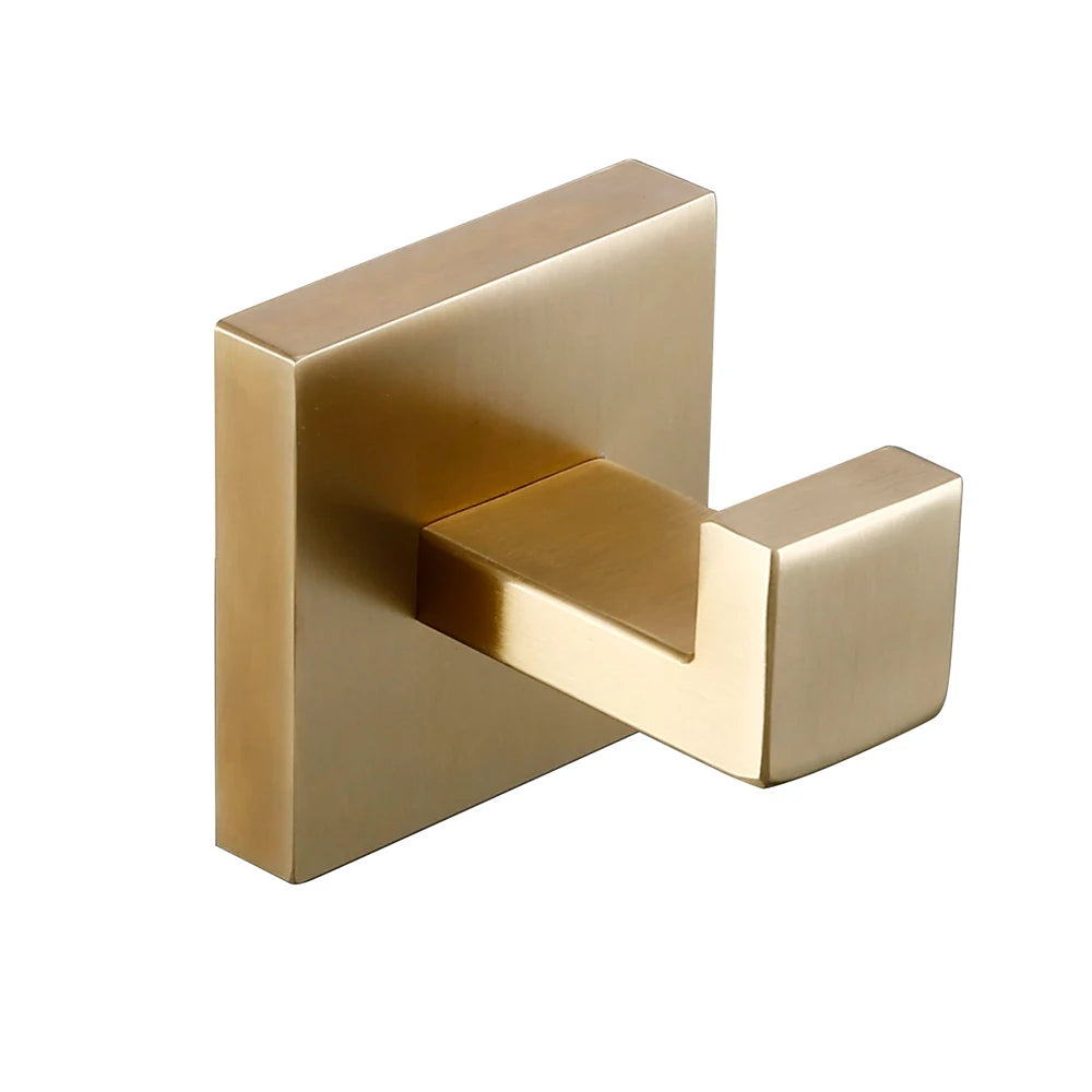 Luxury Brushed Gold Bathroom Accessories Set – Elegance in Every Detail