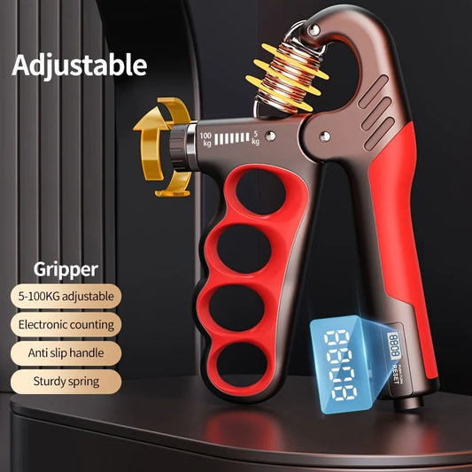 Counting Grip Strength Equipment, Arm Strength Fitness Equipment, Rehabilitation Training Equipment, Five Finger Grip Strength E
