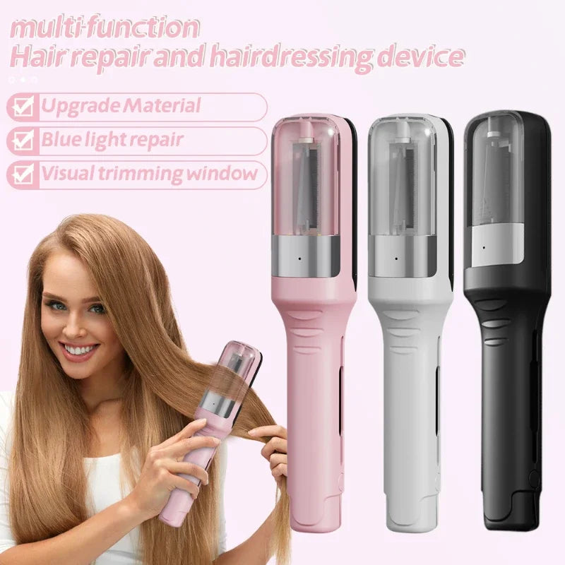 Professional Split-End Hair Trimmer – Smooth, Shiny Hair Without Damage
