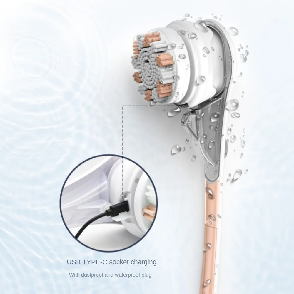 Electric Body Brush – Deep Cleansing & Relaxing Massage for Smooth, Radiant Skin