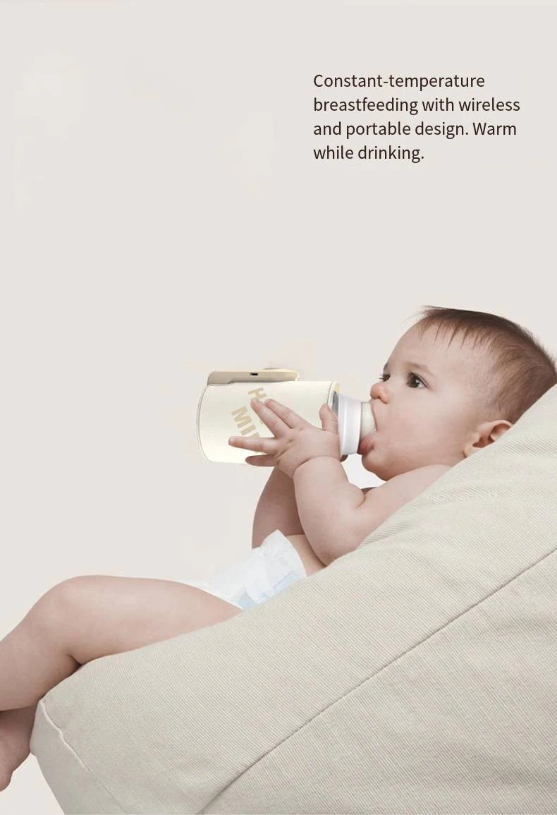 Smart Baby Bottle Warmer with Temperature Display – USB Multifunctional Feeding Sleeve