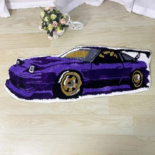 VIKAMA Car Fashion Brand Imitation Cashmere Carpet Bedside Cloakroom Room Living Room E-Sports Room Carpet Home Decoration Rug